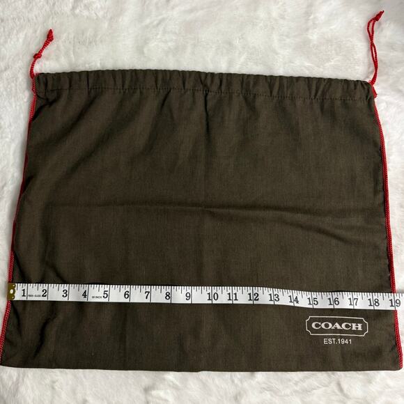 y2k COACH Vintage Brown Dust Bag - Picture 4 of 4